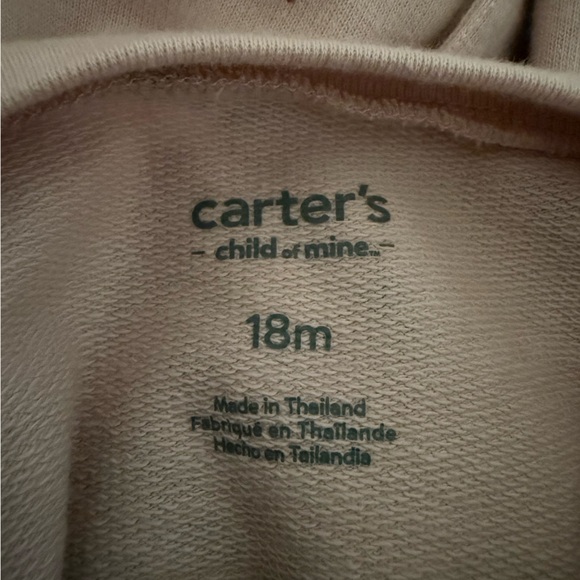 Carter’s Baby Girl Pink Floral Long Sleeve Romper Jumpsuit | 18 months - Picture 3 of 3